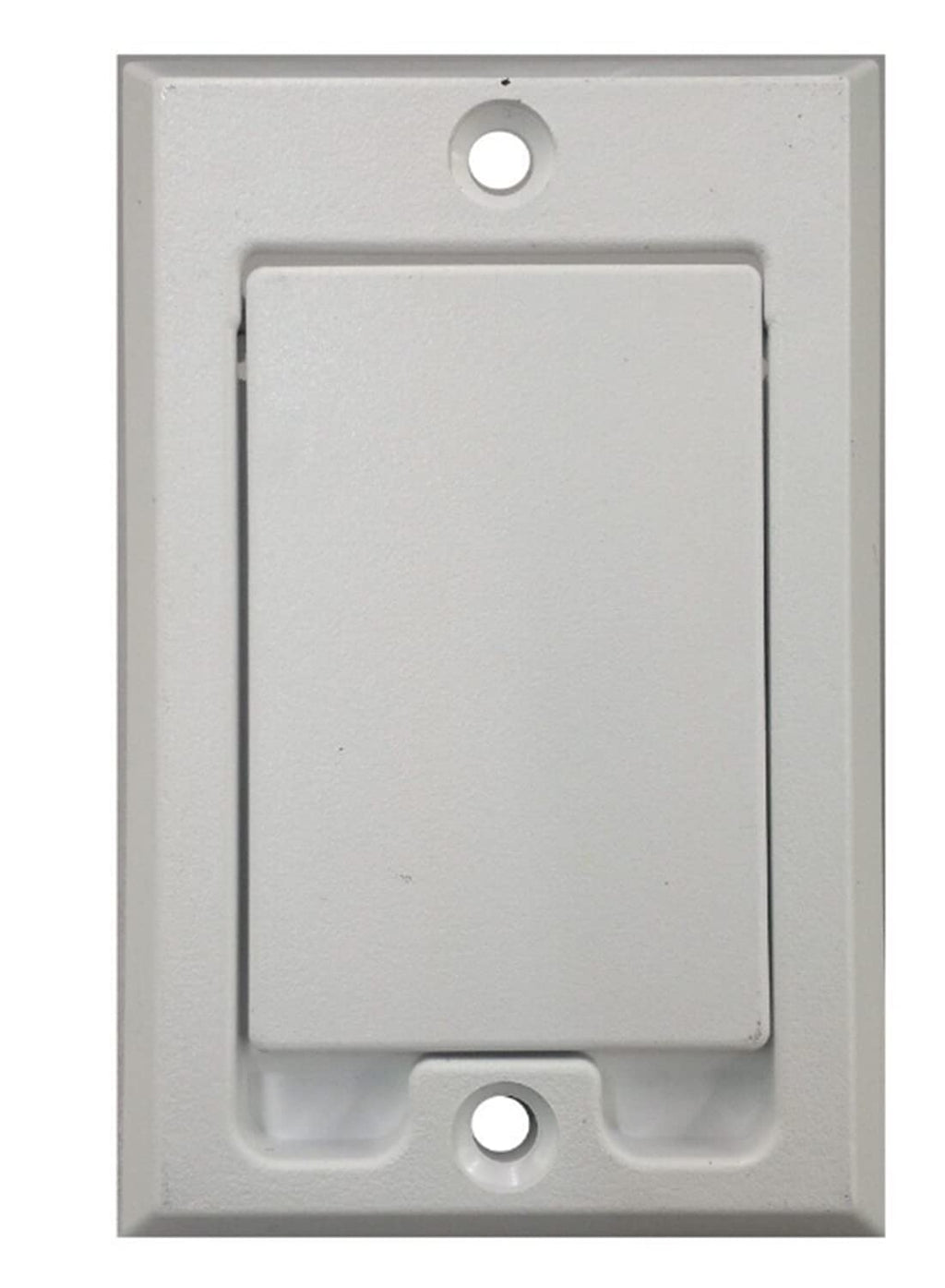 Central Vacuum Square Door Inlet Wall Plate White Compatible with Nutone Beam VacuFlow (2)