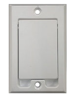 Central Vacuum Square Door Inlet Wall Plate White Compatible with Nutone Beam VacuFlow (2)