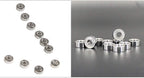 Ximimark 681ZZ (1x3x1 mm) Miniature Metal Shield Ball Bearings Wheel Roller Deep Groove Ball Bearing 10Pcs