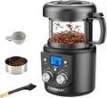 Coffee Bean Roaster Machine - Home Use Air Coffee Roaster with Adjustable Timer Roasting Heating and Air Fan Setting