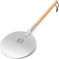 9-Inch Aluminum Turning Pizza Peel, Detachable Handle