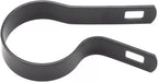 Black Coated Chain Link Tension Band, Durable Steel Chain Link Fence Hardware, Rust-Resistant, Easy Install, Includes