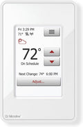 Electric Radiant Floor Heating Thermostat, WiFi Programmable Thermostat with GFCI, Dual Sensing, Dual Voltage, with