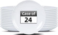 Stoneware Coupe Commercial Grade Dinnerware, Bright White Plate 9", Case of 24