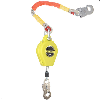 11FT Self Retracting Lifeline, Steel Wire Retractable Lanyard