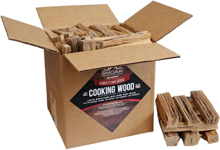 Cooking Wood Mini Splits - USDA Certified Kiln Dried (Maple, 5-6in Tiny Pizza Oven Wood) for Portable Pizza ovens