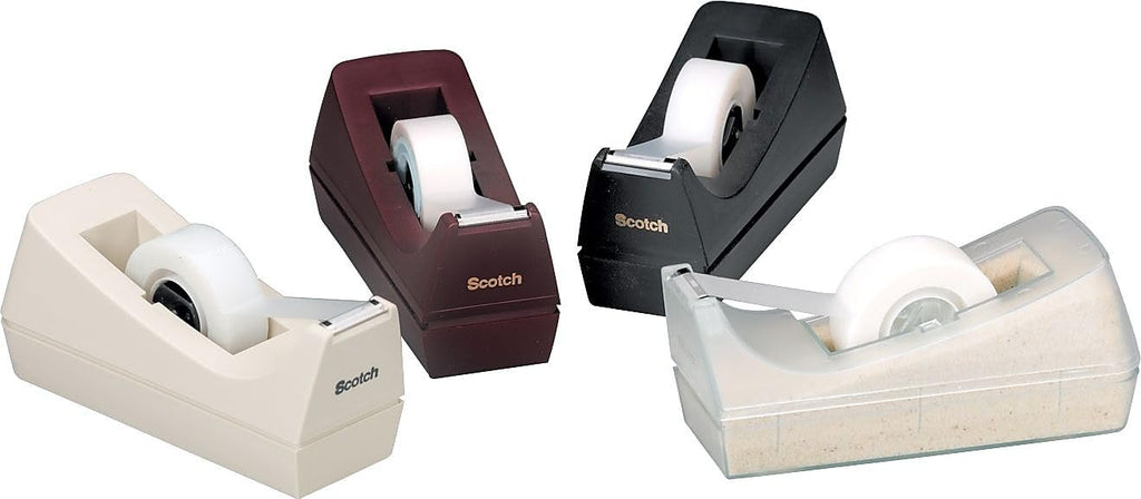 Classic Tape Dispenser, Black, 1-Inch Core, 12/CT