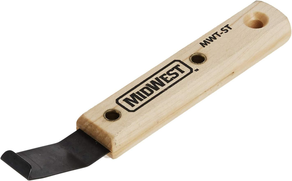 MIDWEST Siding Removal Tool, Offset Hardened, Steel Blade