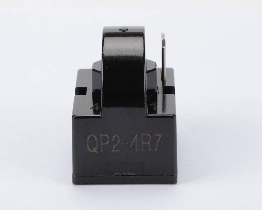 QP-02-4.7 PTC Start Relay & Overload Protector Combo (1 Pin, 1/2HP) | Compatible with Refrigerators, Freezers