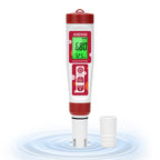 pH Meter for Water, 4 in 1 EC PPM Temp pH Tester for Hydroponic | TDS Water Tester for Drinking Water, Digital pH