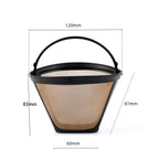 Reusable Coffee Filters with Handle Easy to Clean & Safe Coffee Filter Basket for Mr. Coffee, Black & Decker Coffee Maker (1 Pcs)