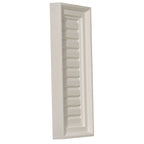 12"W x 24"H x 1 1/4"P, Vertical Gable Vent Louver, Non-Functional
