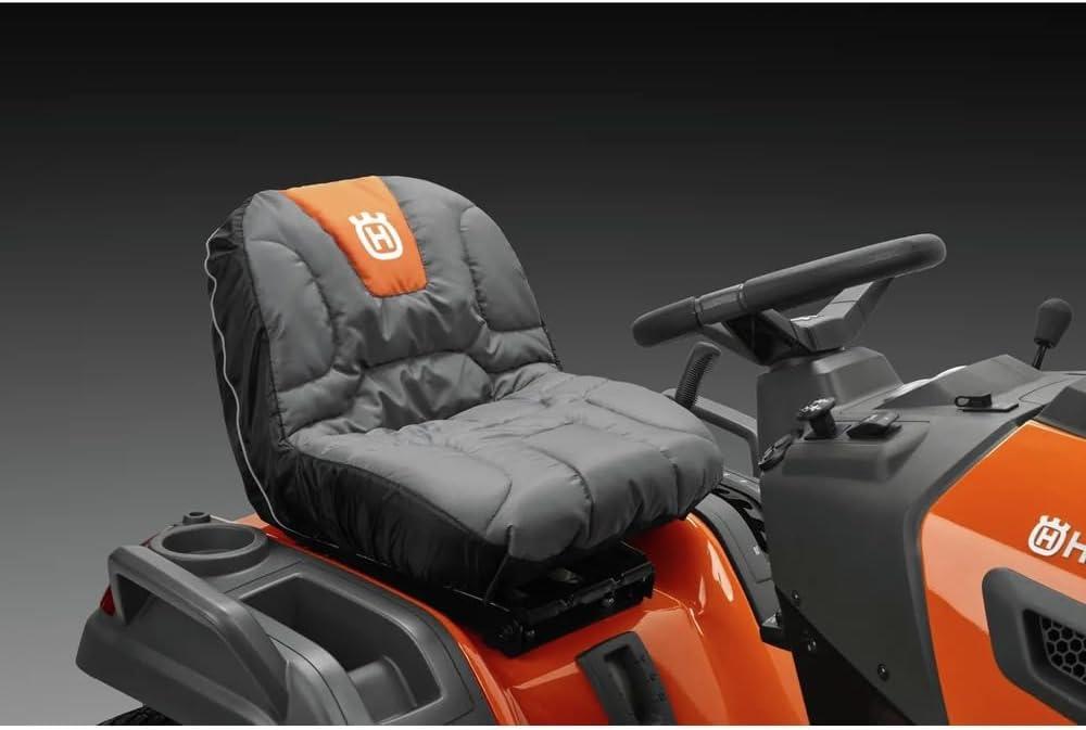Lawn Tractor Seat Cover, Fits Up to 15 Inch High Seats, Durable, Water-Resistant Riding Lawn Mower Accessories