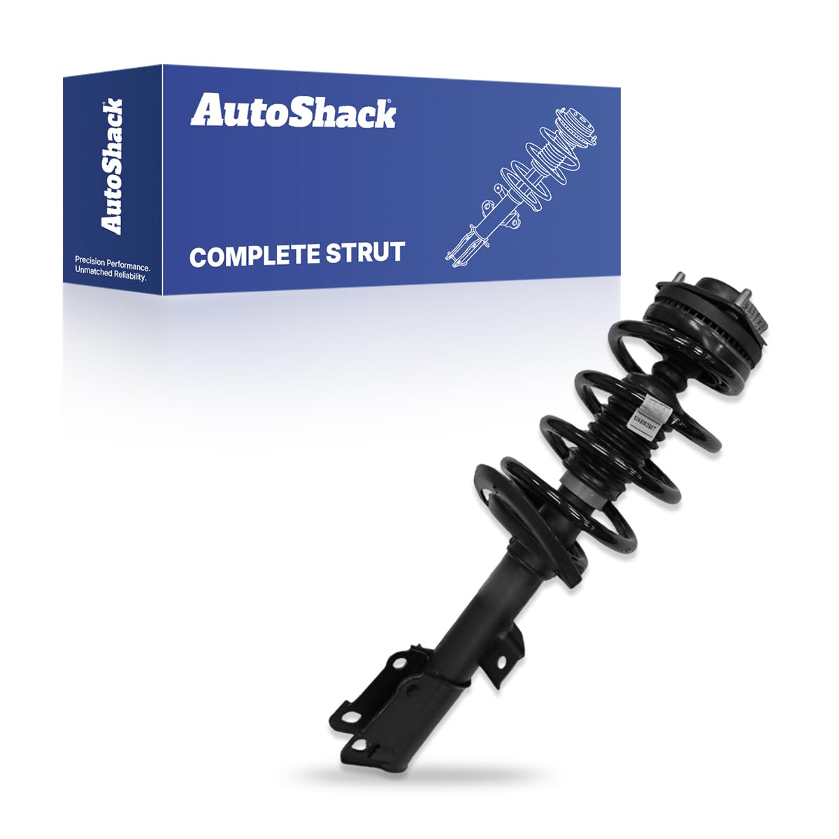 AutoShack Front Complete Strut Assembly with Coil Spring, 1pc