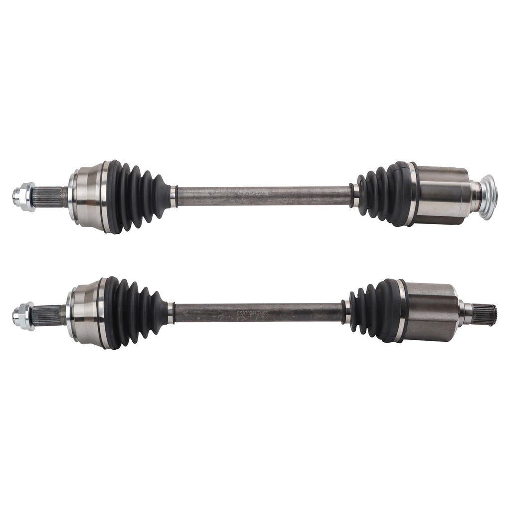 TRQ Front Driver and Passenger Side CV Axle Assembly Set 2 Piece