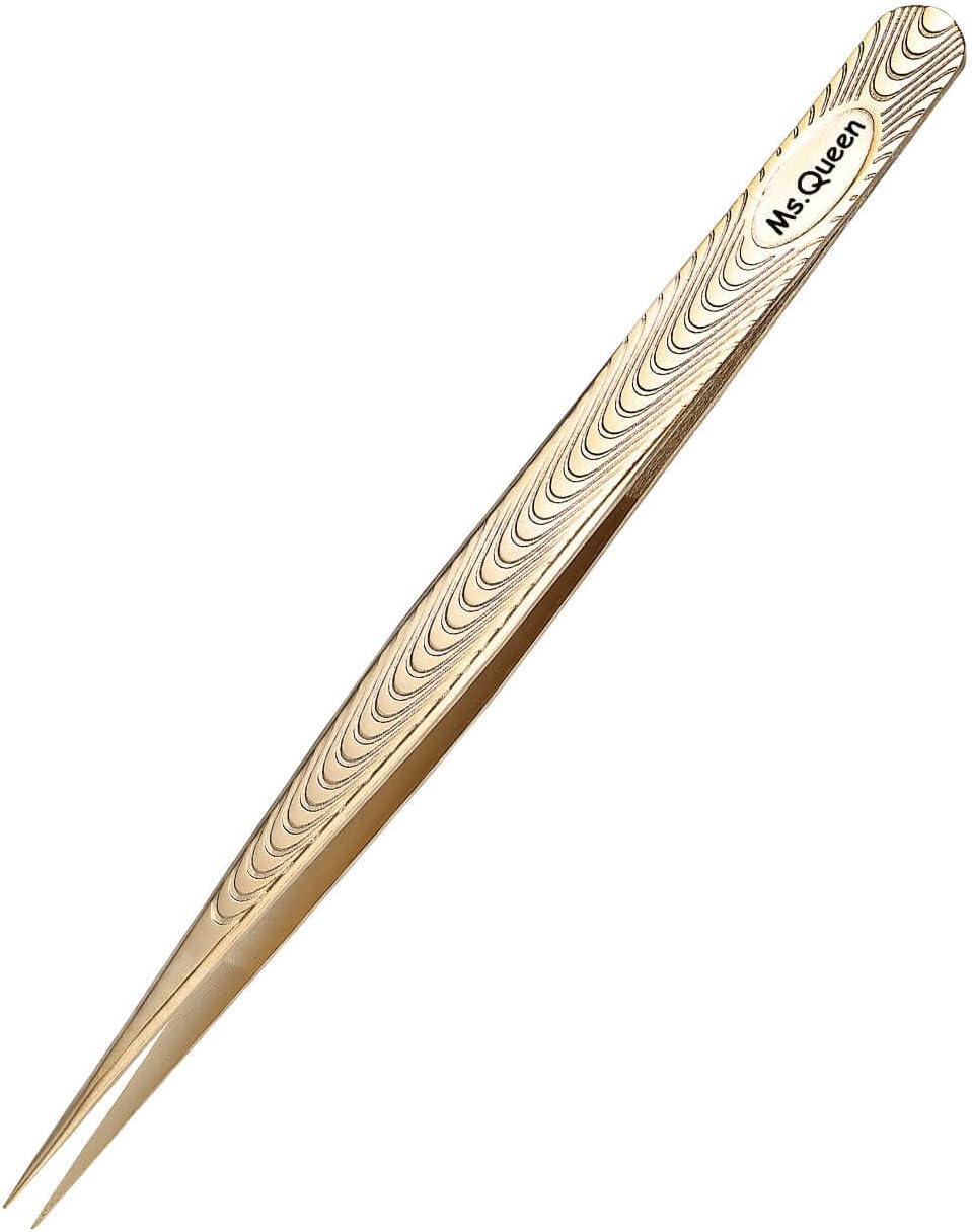 Straight Tweezers for Eyelash Extensions-Precision Lashing Tweezers for Individual Volume Lashes Extensions,Straight