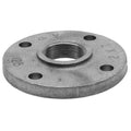 Anvil International 0308007608 Cast Iron Faced and Drilled Threaded Reducing Flange, 2" x 7", Black