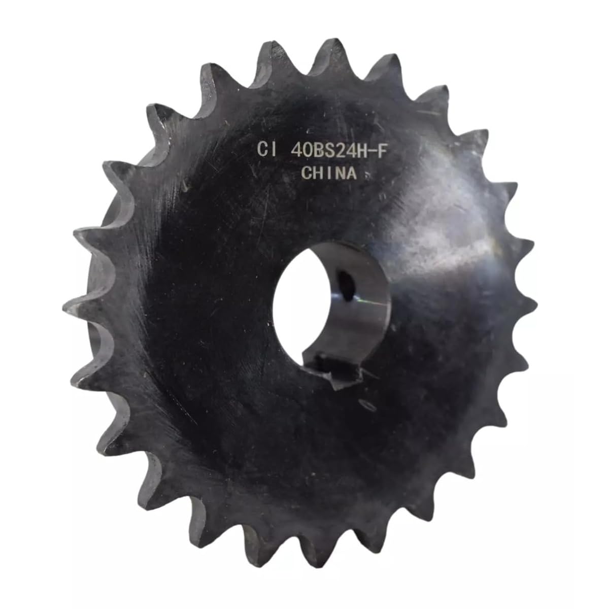 40B24-1 40 Roller Chain Sprocket 24 Teeth 1" Bore 40BS24H-1
