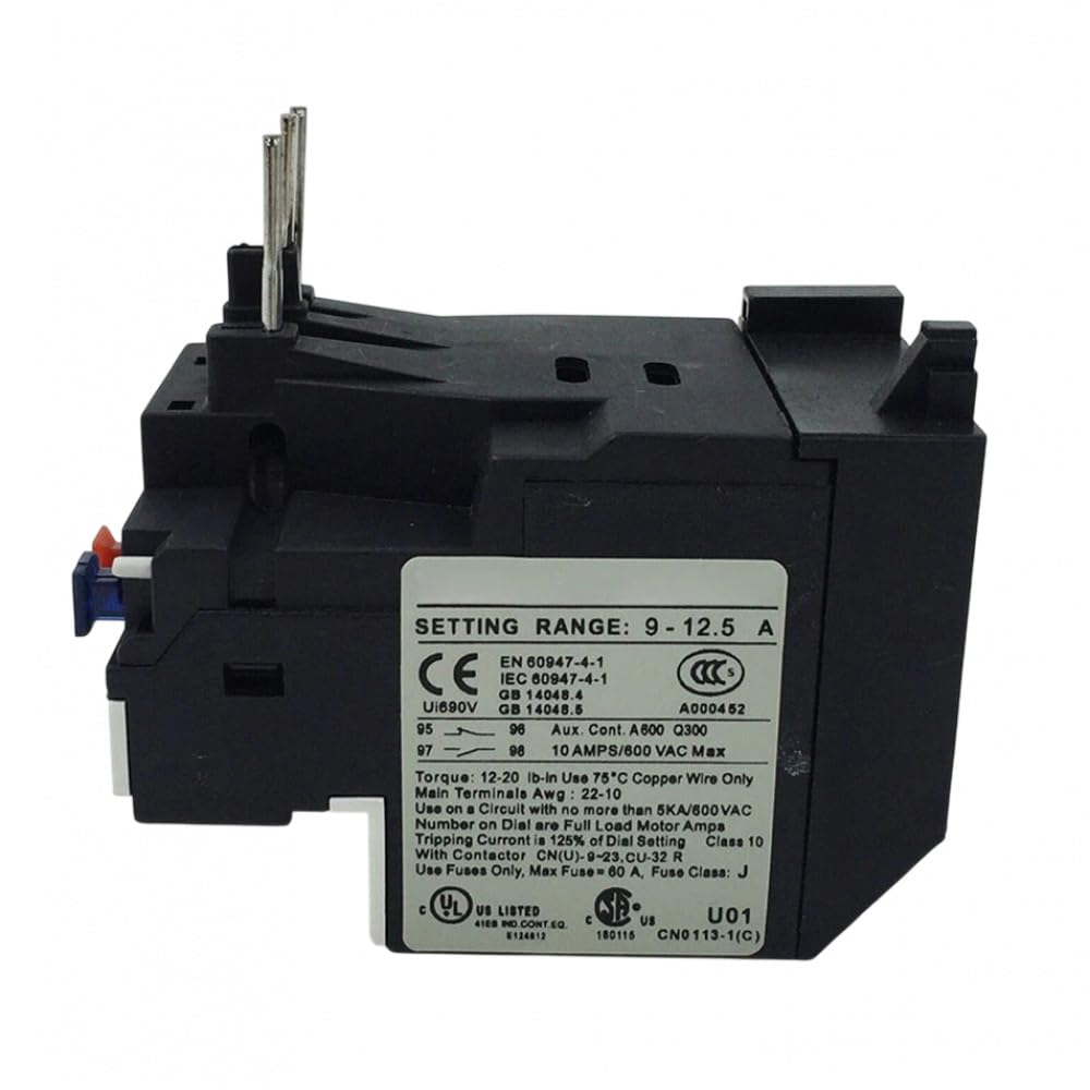 RHU-10/12.5K1 Thermal Overload Relay Current Setting Range 9-12.5A, 2pc