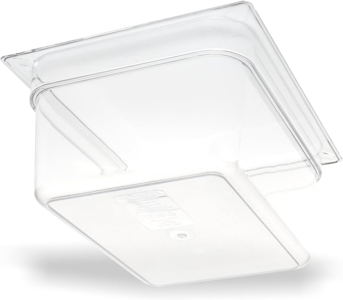 Storplus 1/2-Size Food Pan for Catering, Buffets, and Restaurants, Polycarbonate 6 Inches Deep, Clear