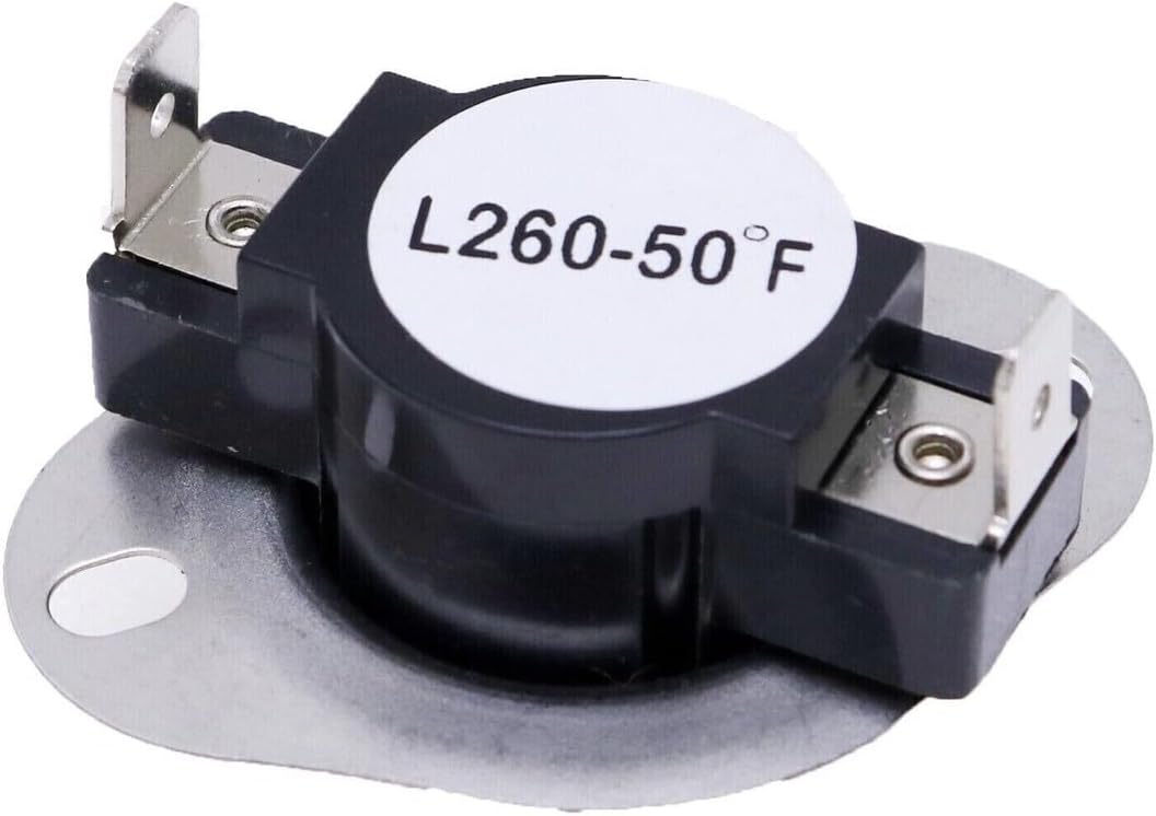 Replacement Part for Dryer high-limit thermostat Compatible for Model DV501AEW 1-PACK Universal Appliance Replacement Part Versatile Repair Durable Working