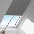 Custom Blackout Honeycomb Skylight Window Shade (Dark Grey 93021F)