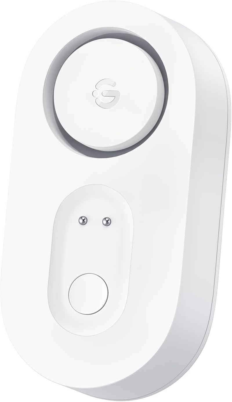 Upgraded Water Leak Detector with 105dB Adjustable Alarm, 1 Pack | Dual probes detect leaks, 5Yr Battery Life, IP67