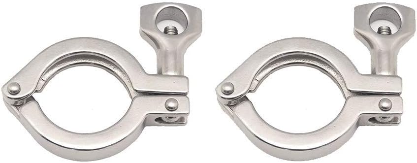 Beduan 1.5 Tri Clamp Sanitary Single Pin Heavy Duty Tri Clamp Clover 2PCS