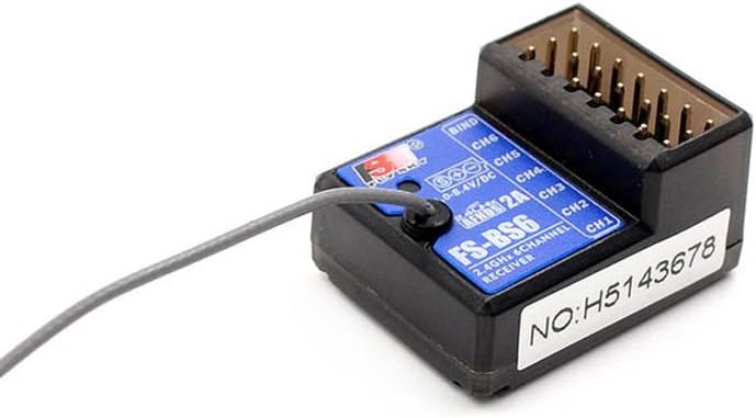 Flysky FS-GT5 2.4GHz 6CH AFHDS RC Transmitter with FS-BS6 Receiver for RC Car Boat Radio System