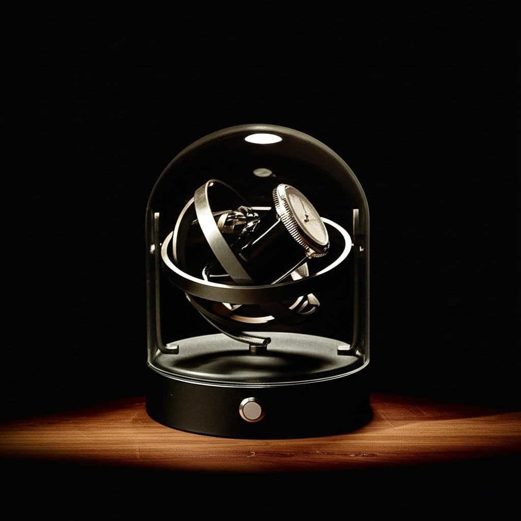 Orbit Single Watch Winder for Mechanical Watch Quiet Motor Fit Lady Man for Rolex and Most
