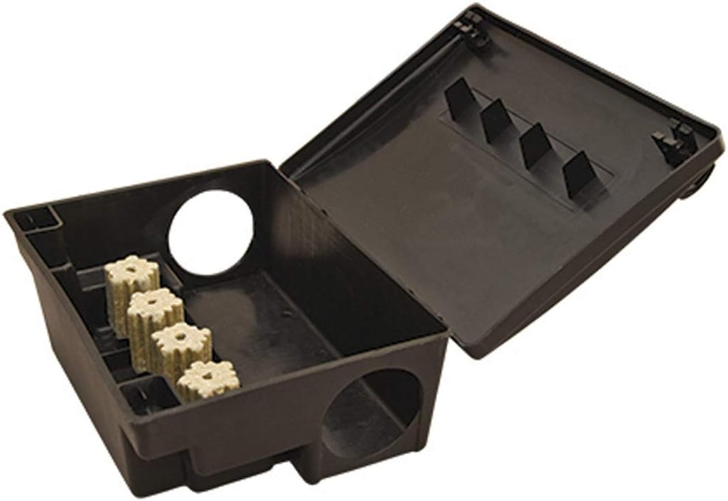 000550 Rodent Bait Station, Black