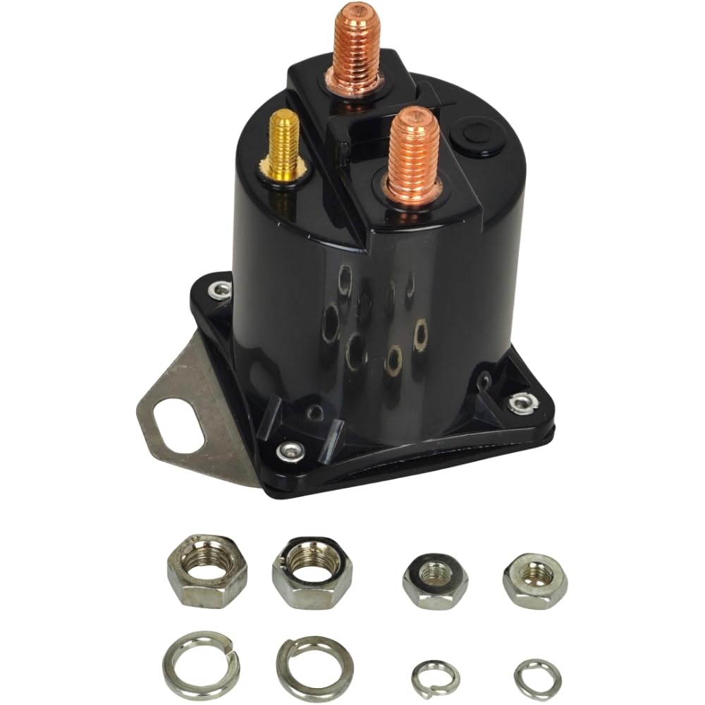 EZROAD 12V 3 Term Starter Solenoid Relay 725-3001 925-3001 Compatible with MTD Cub Cadet 1050 1200 1204 1210 1211 1250 1440 1450 1512 1710 1711 1712 1806 1810 1811 Heavy Duty Lawn Tractor Snow Blower