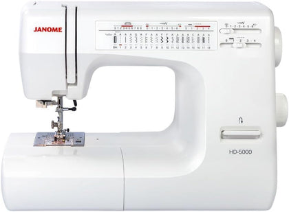 HD5000 Heavy-Duty Sewing Machine for Beginners - Portable Mechanical Sewing Machines with Accessories and Cover