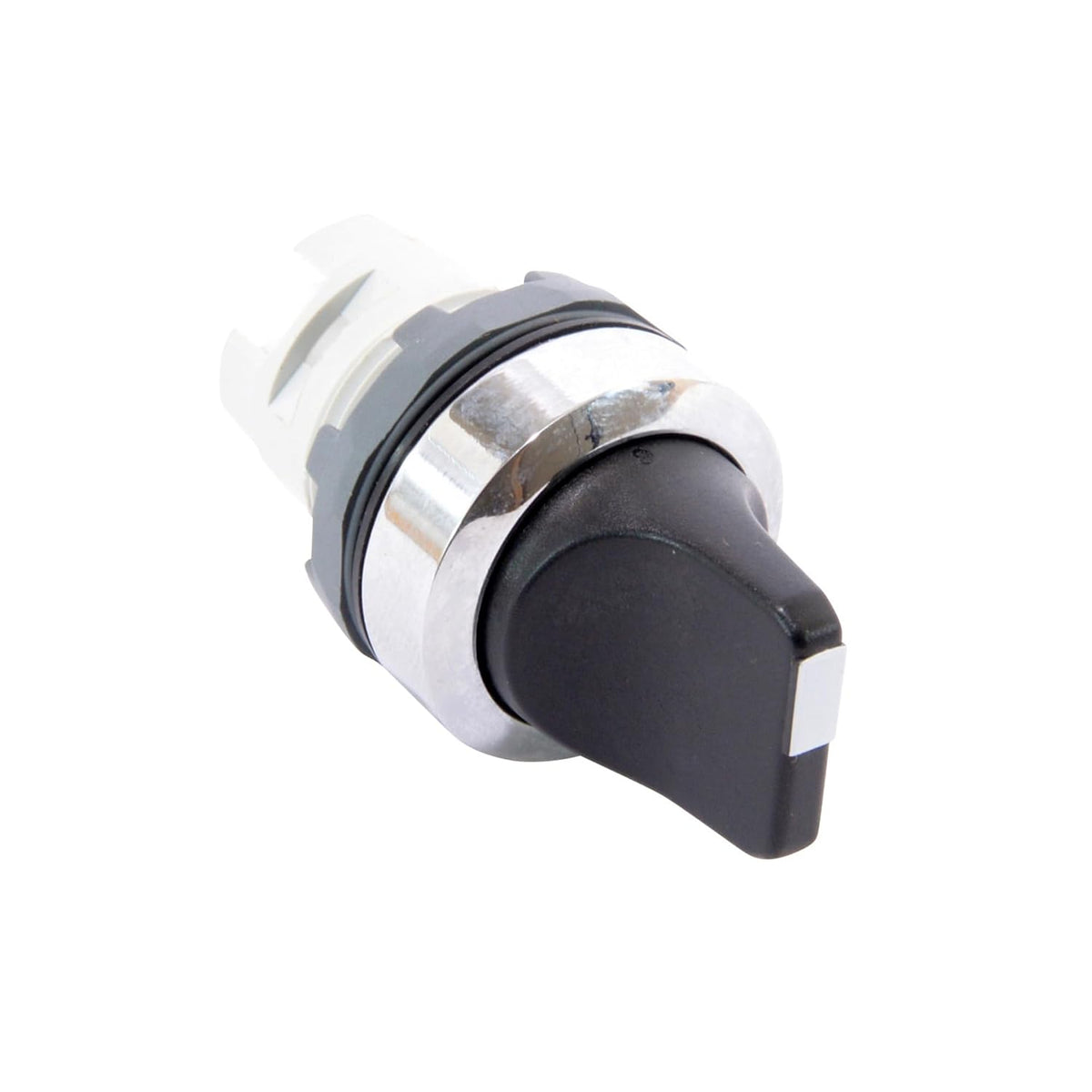 ABB M2SS2-30B Selector Switch Operator, 22 mm, Maintained, Black, 2 Positions