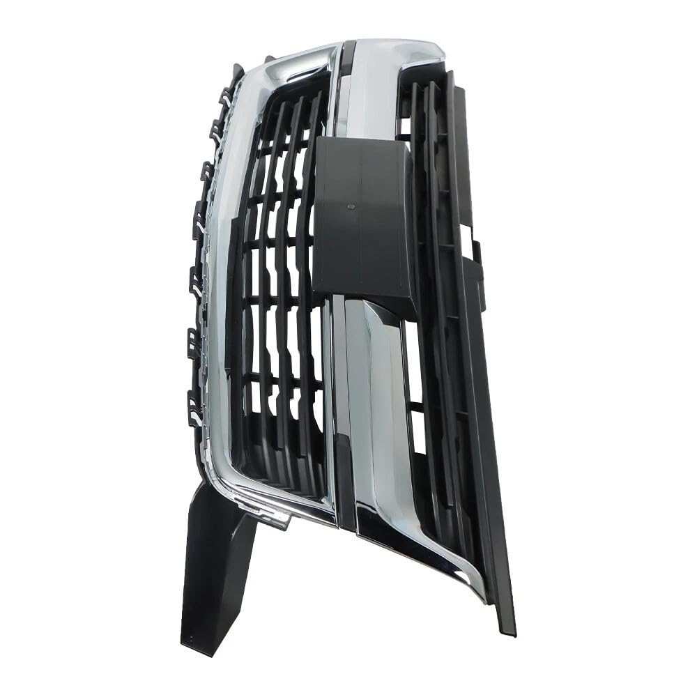 Black&Chrome Front Grille Compatible with 2015 2016 2017 2018 2019 2020 Chevrolet Colorado
