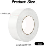 Floor Marking Tapes Vinyl Floor Tape White Marking Dance Splicing Safety for Social Distancing Gyms Athletics School