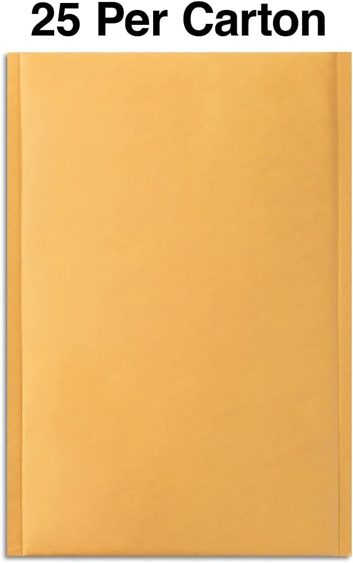 Bubble Mailers, #7 Size, 14.25x19 Inch, Extra-Large, 25/Ctn