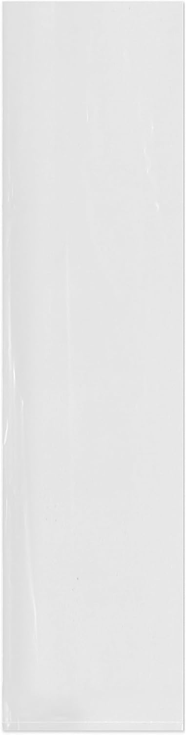 5 x 20 inch, 2 Mil Flat Open Clear Poly Bags (Pack of 100)