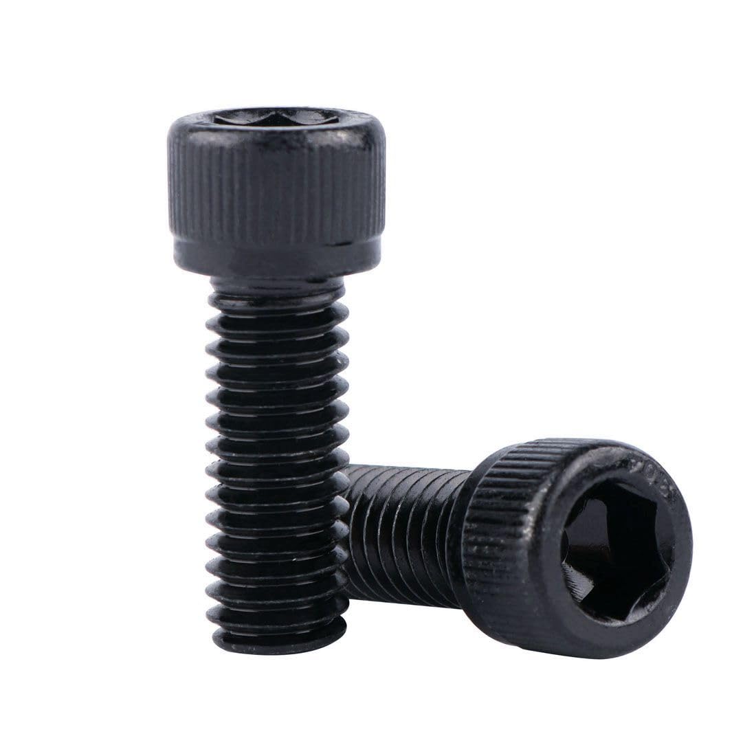 1/2-13 x 1 Socket Head Cap Screws Bolts Black Finish,304 Stainless Steel 18-8, Allen Hex Drive, Full Machine Thread, 4Pcs