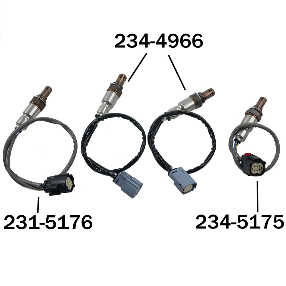 KAWTZP 4Pcs Oxygen O2 Sensor Fit for Ford Edge Explorer Flex Taurus 3.5L V6