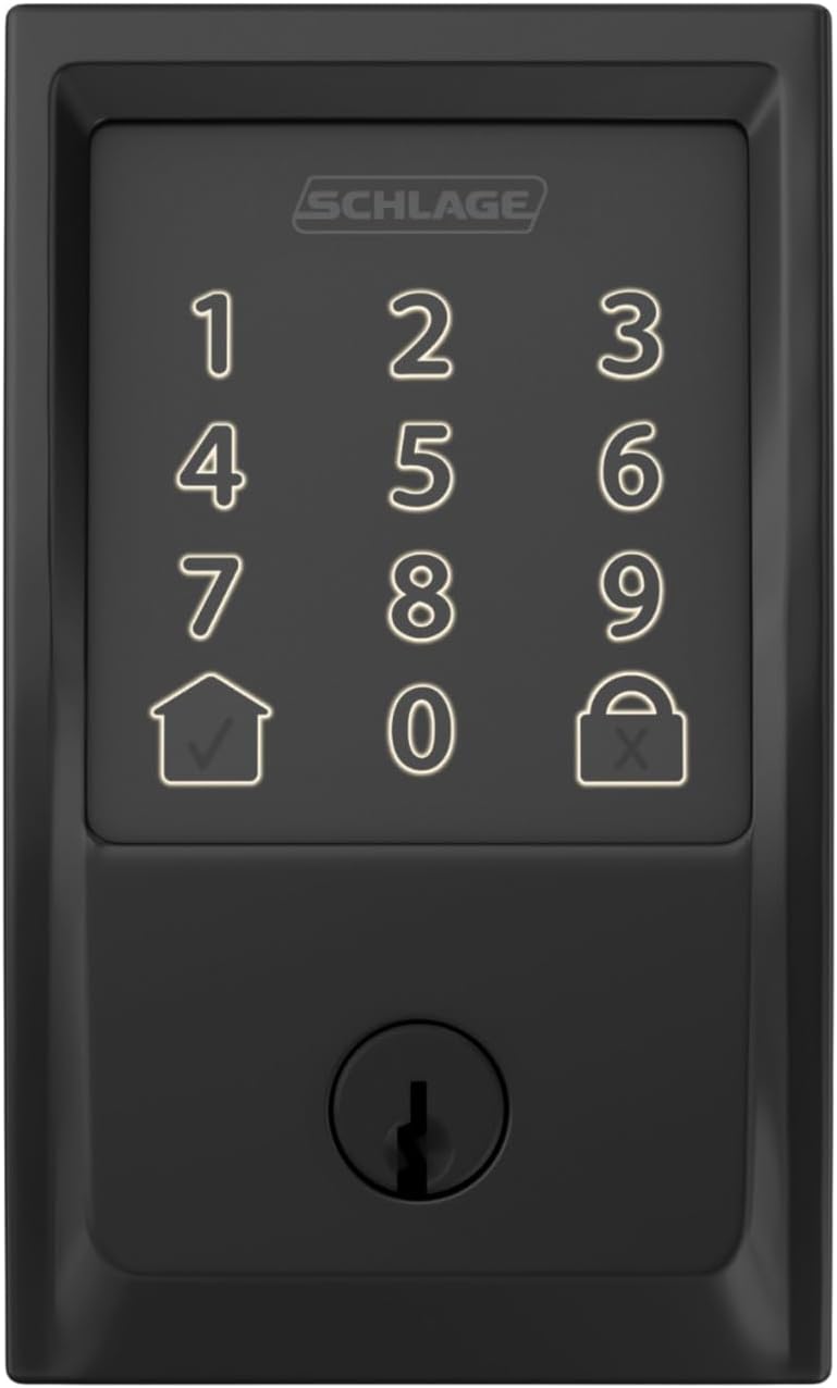 Encode Smart Wi-Fi Deadbolt Lock with Touchscreen Keypad, Keyless Front Door Entry, App Control, Alexa, Google Home
