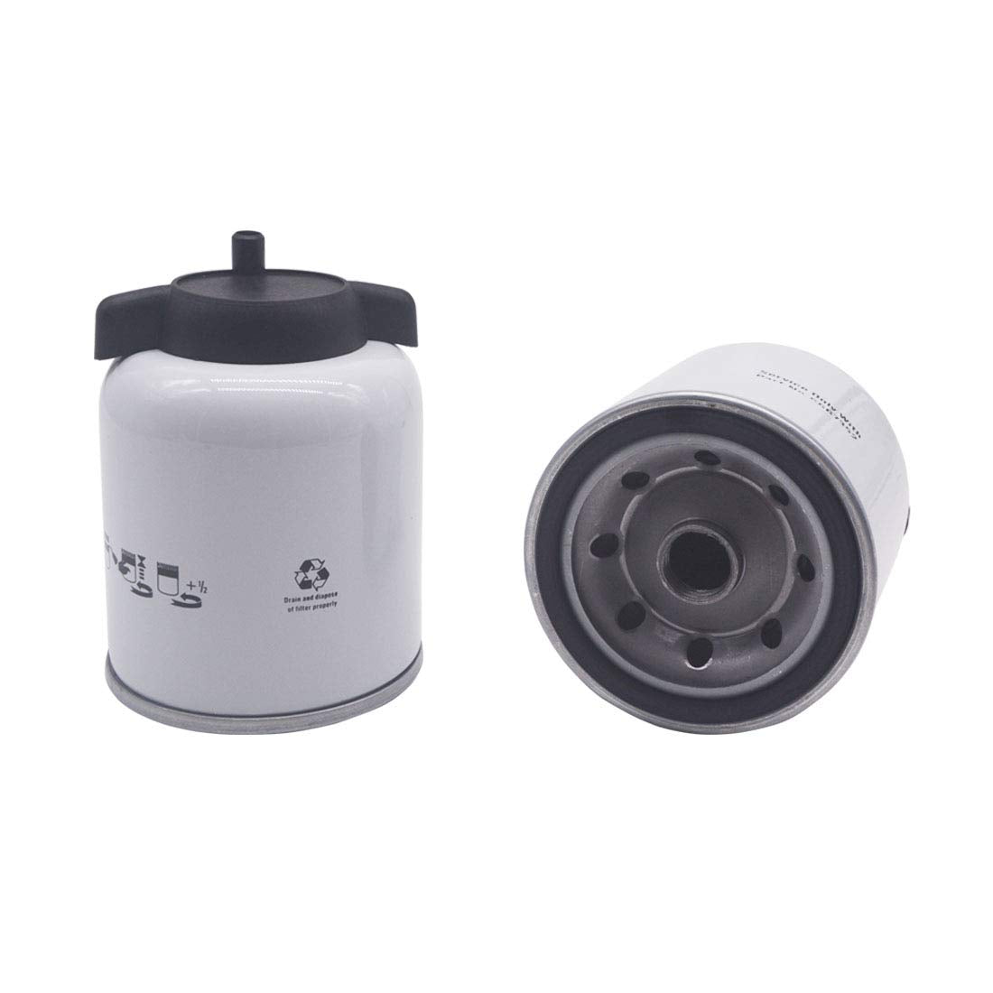2 Pcs Fuel Filter with Water Separator Replacement for Bobcat 6667352
