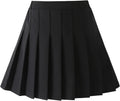 Girls Pleated Skirt with Shorts – Plaid Tennis Skorts & Solid School Uniform Skirts for Toddler/Big Kids (2T-14Y)