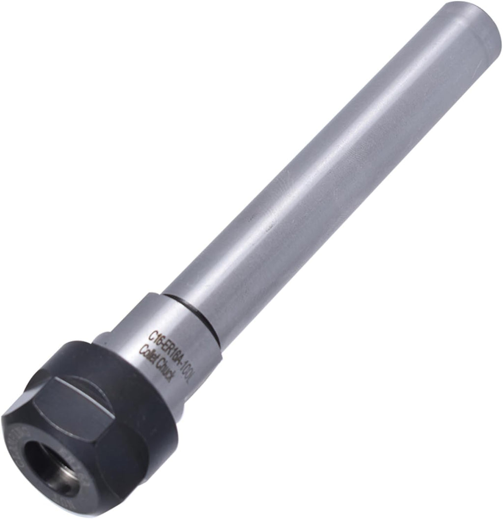 findmall C16 ER16 100L Straight Shank Tool Holder Collet Chuck Long