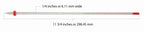 6300-10: Thermometer Red Alcohol Filled