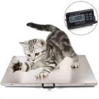 440lb Digital Livestock Vet Scale, Digital Pet Scale for Dog Sheep Pig Goat, Heavy-Duty Platform Scale, Animal Scale