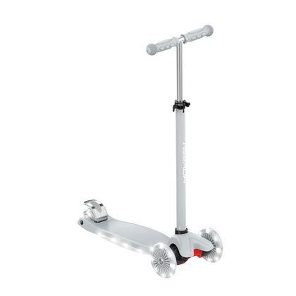 Scout Kick Scooter for Kids with Multicolor Wheel Lights, 4.8” Front Wheels, Rear Foot Brake, and 110 LB Weight Capacity