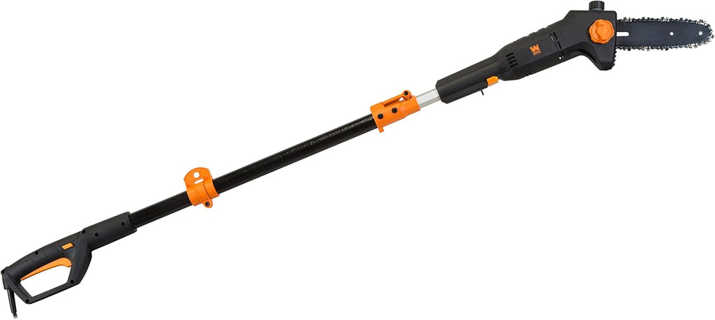 4019 6-Amp 8-Inch Electric Telescoping Pole Saw, Corded electric - Black&orange