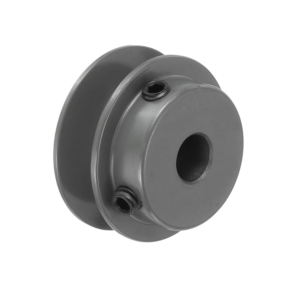 uxcell AK20-1/2 V-Belt Sheave 1/2" Bore, 2" OD, Single Groove Web Sheave