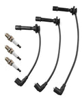 3PCS Spark Plug Wire and Spark Plugs Fit for John Deere 825i 825i S4 Replace MIA11722 MIA11723 MIA11724 Extended Edition
